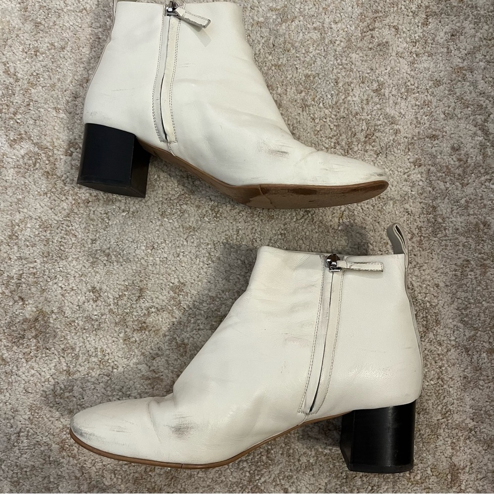 Everlane The Italian Leather Day Boot Bone Size 7 - Picture 6 of 14